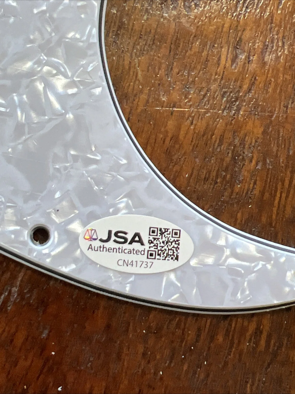 Gordon Gano Signed Guitar Pickguard JSA Coa Autographed Violet Femmes, изображение 3