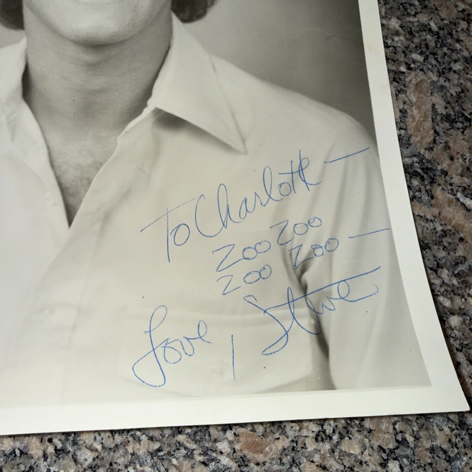 Autographed 8x10 Photo - Unknown 70’s Actor, image 3