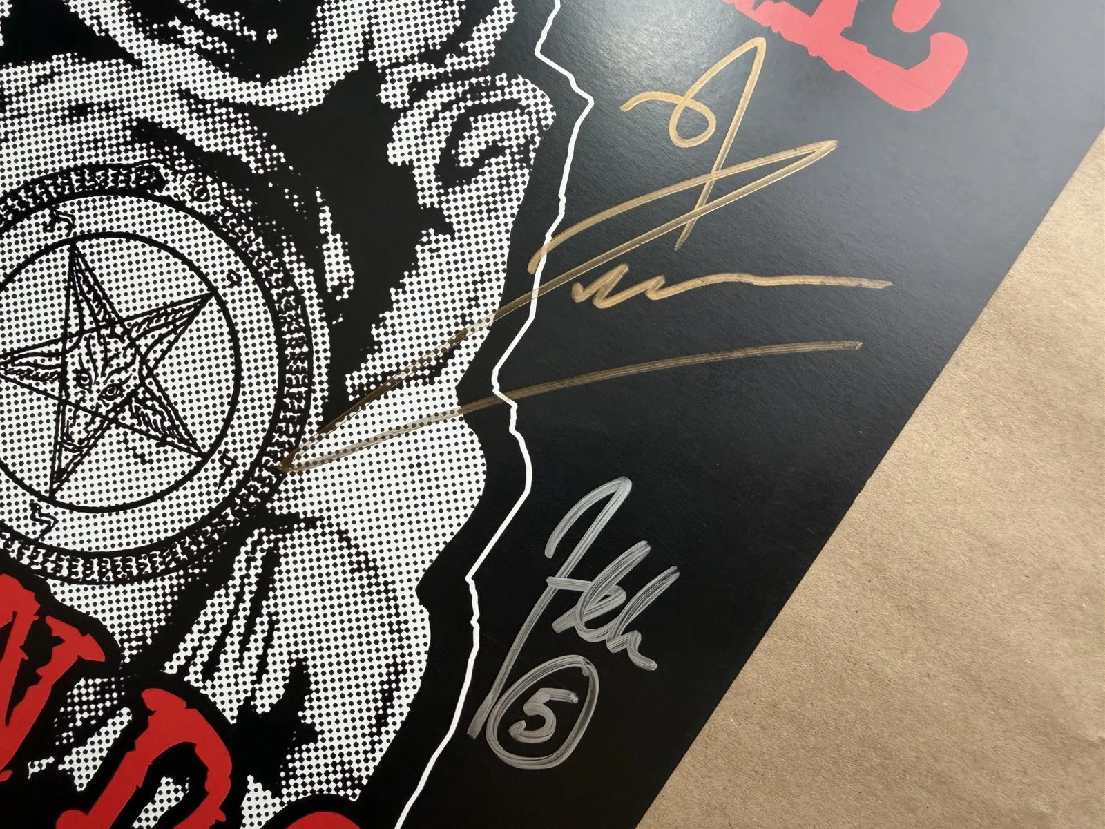 Rob Zombie SIGNED Poster AUTOGRAPHED xx/300 John 5 Live In DC 930 Club RARE, изображение 2