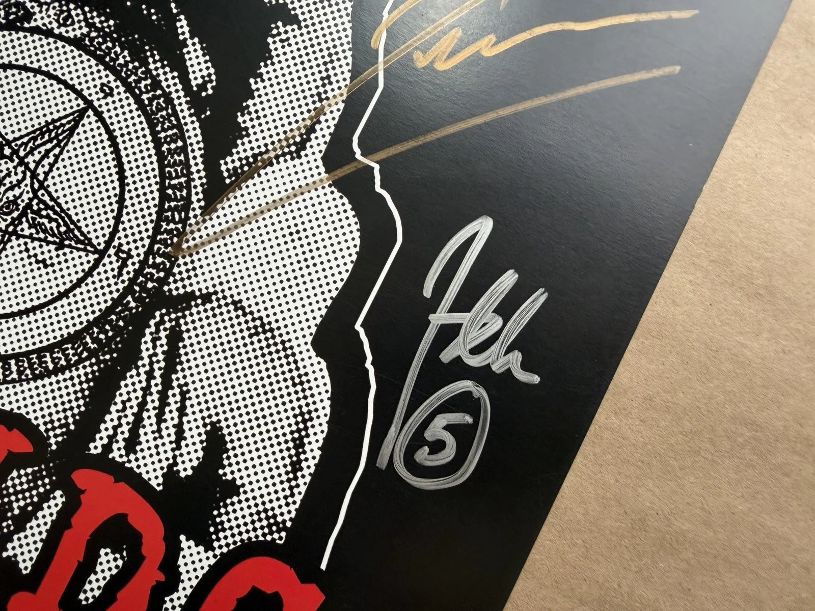 Rob Zombie SIGNED Poster AUTOGRAPHED xx/300 John 5 Live In DC 930 Club RARE, изображение 4