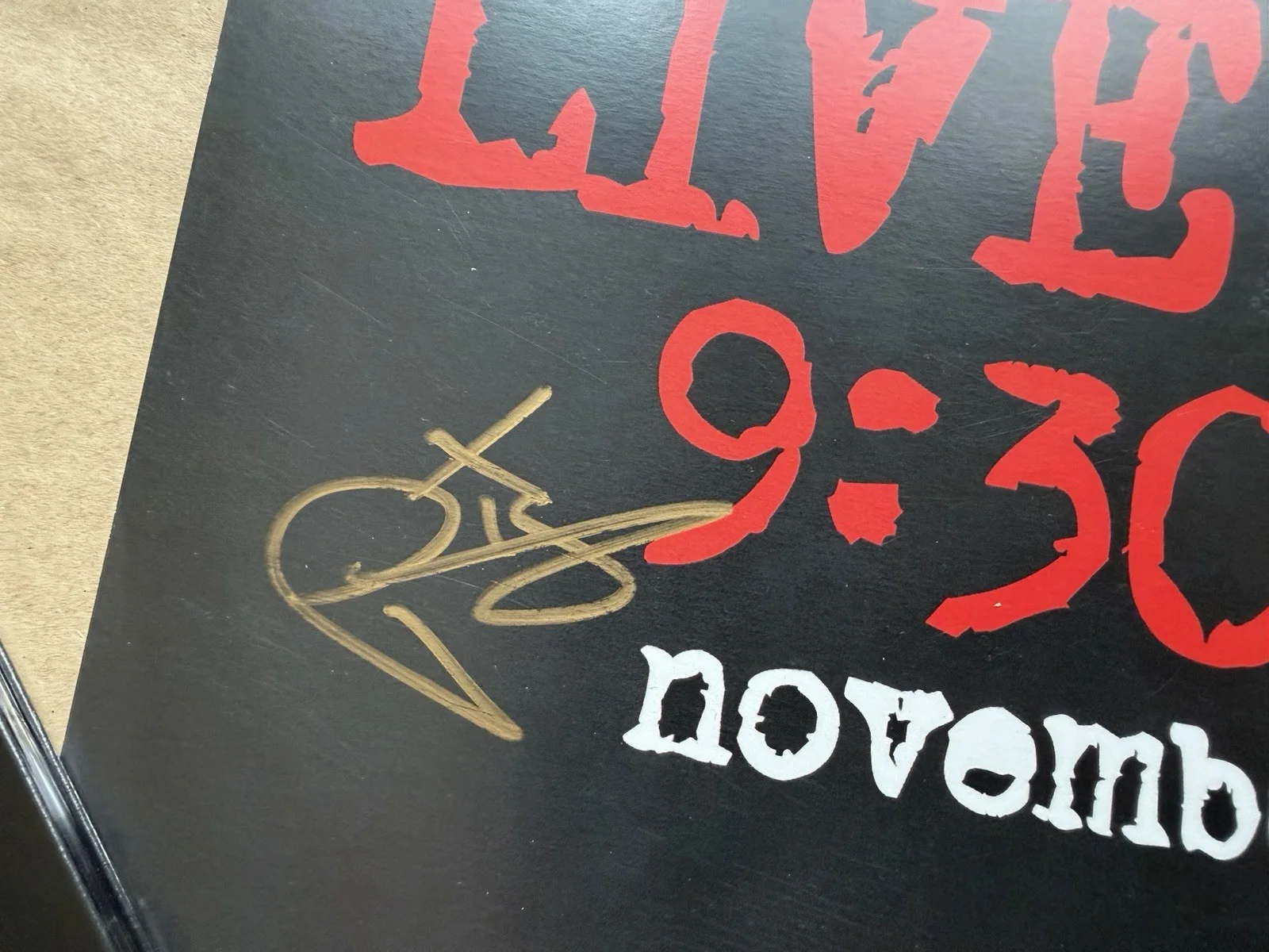 Rob Zombie SIGNED Poster AUTOGRAPHED xx/300 John 5 Live In DC 930 Club RARE, изображение 5