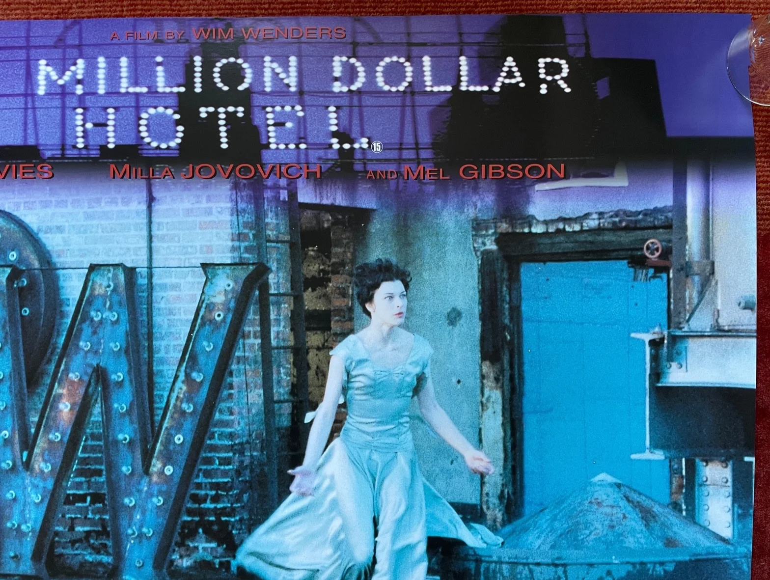 THE MILLION DOLLAR HOTEL (2000) Original Quad Movie Poster Wim Wenders RARE, изображение 3