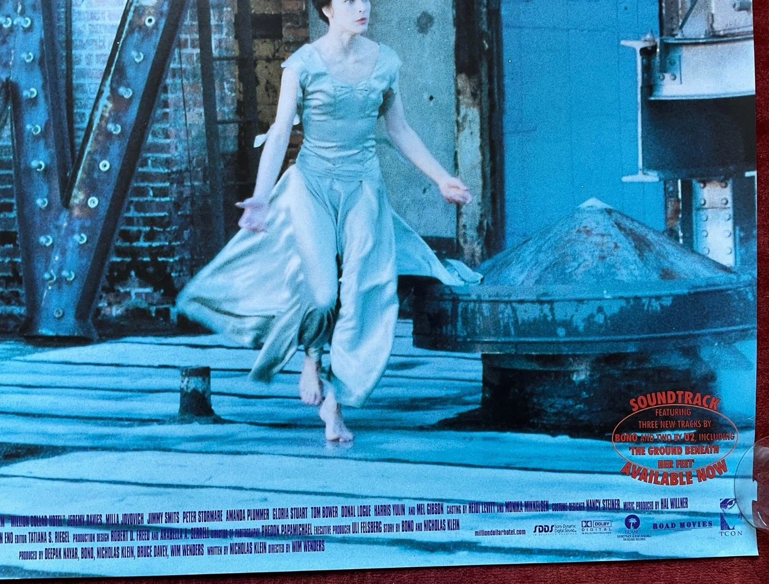 THE MILLION DOLLAR HOTEL (2000) Original Quad Movie Poster Wim Wenders RARE, изображение 5