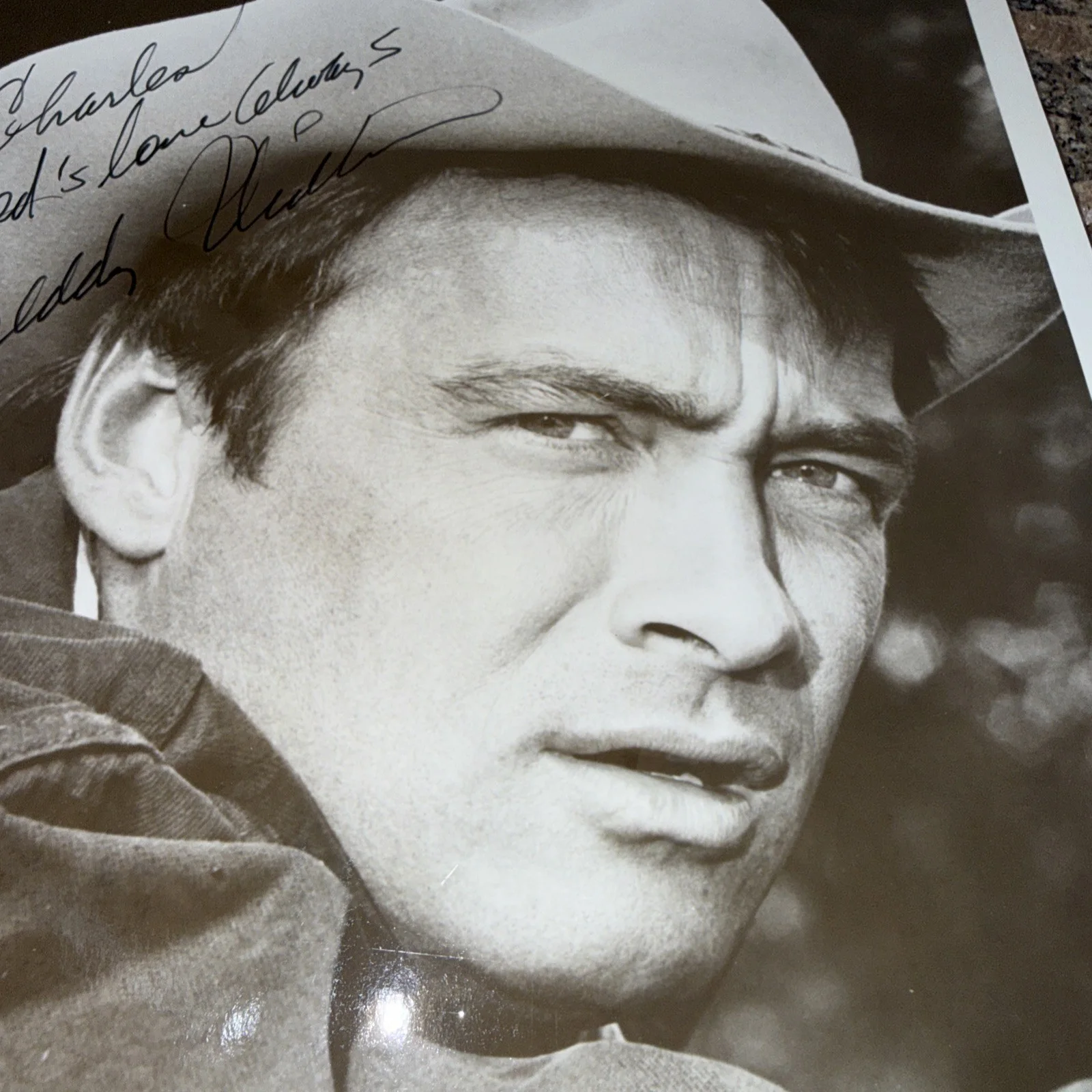 Autographed 8” By 10.5” Photo - Teddy Wilburn, image 4