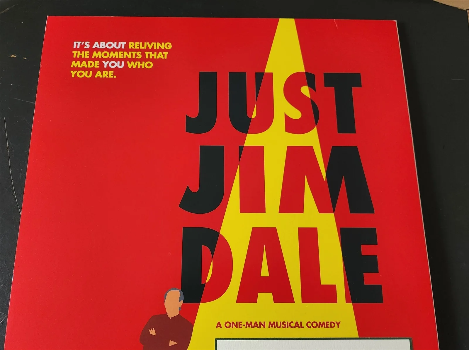 Just Jim Dale 14"x22" Hand Signed Autographed Theater Window Card MINT CONDITION, изображение 2