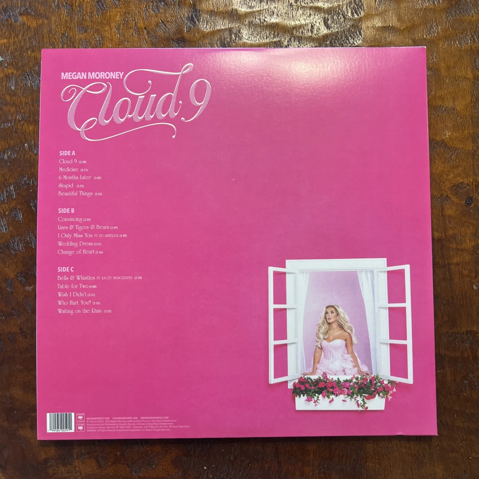 Megan Moroney Signed Cloud 9 Vinyl Record JSA Coa Autographed, image 4