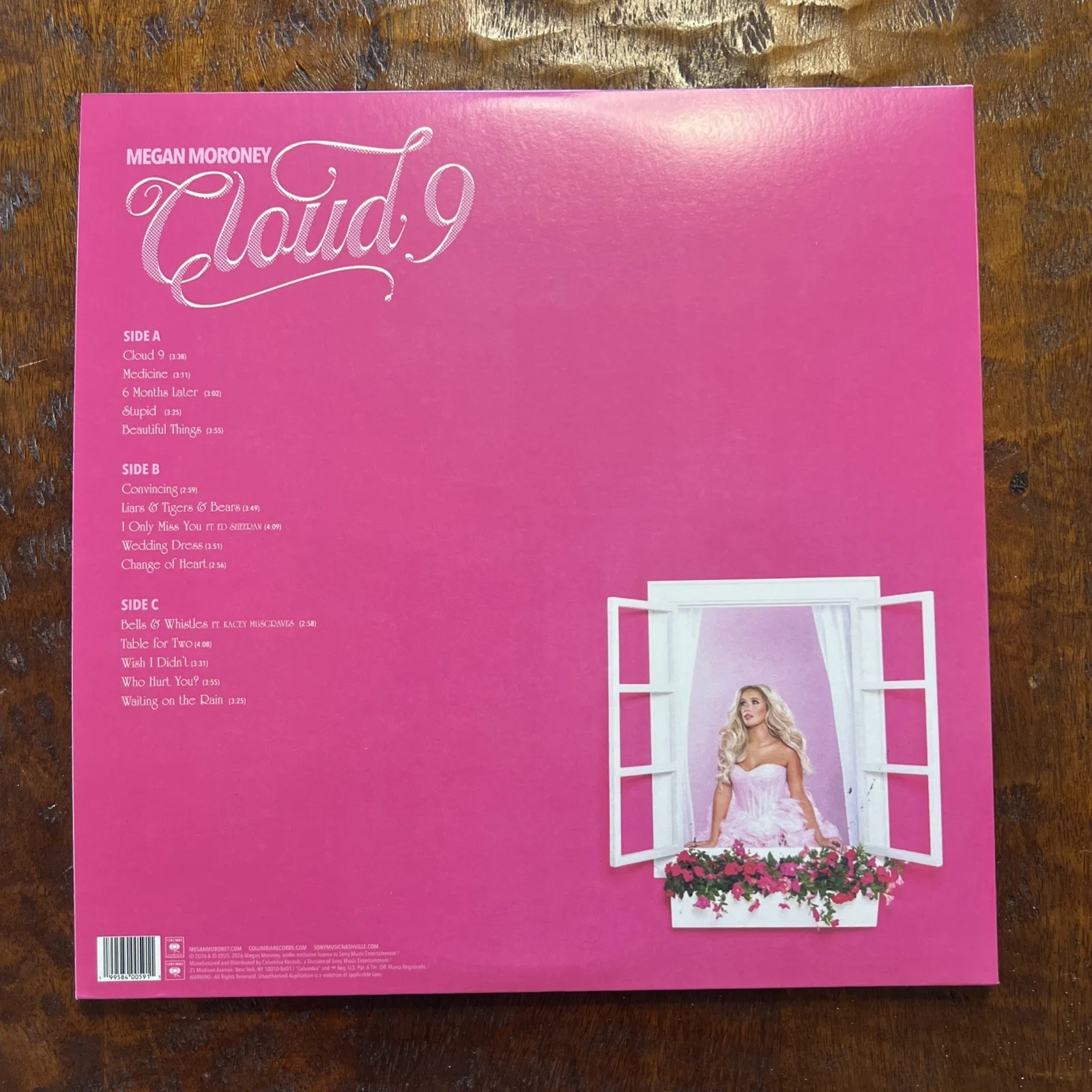 Megan Moroney Signed Cloud 9 Vinyl Record JSA Coa Autographed, image 4