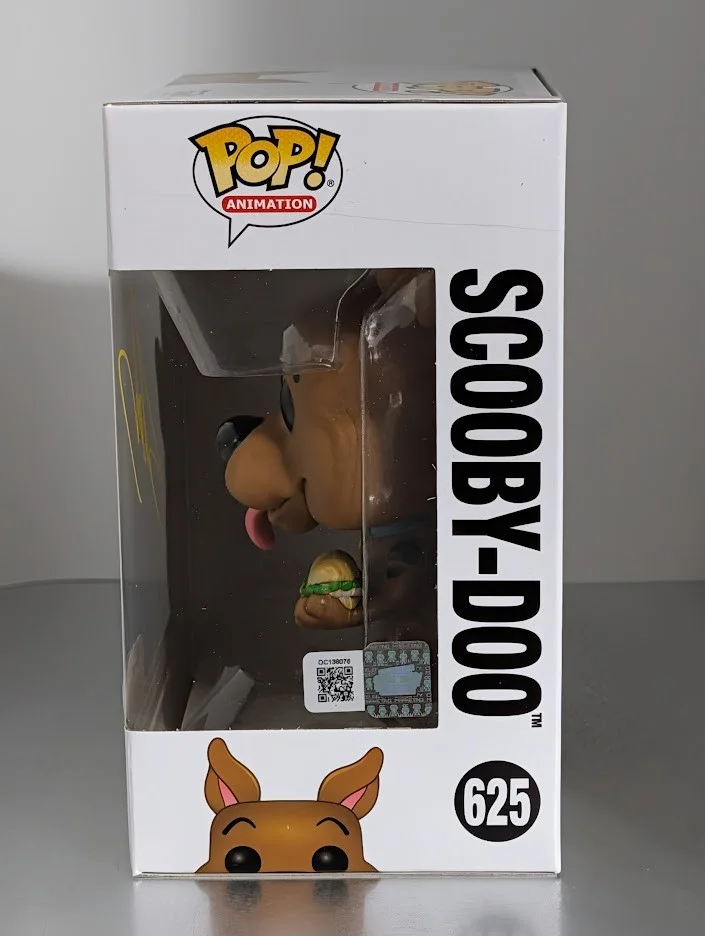 Scott Innes — Scott Innes Signed Autographed Funko Pop #625 Scooby-Doo Scooby, image 2