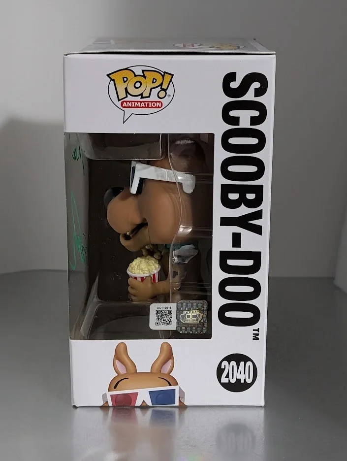 Scott Innes — Scott Innes Signed Autographed Funko Pop #2040 Scooby-Doo Scooby, image 2