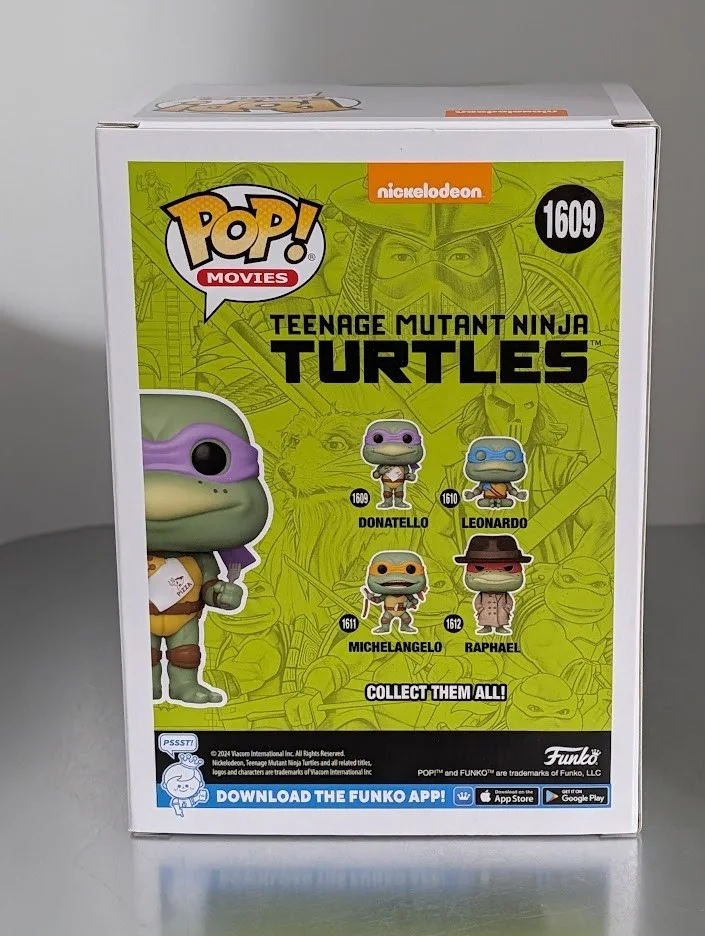 Guy Gilchrist — Guy Gilchrist Signed & Sketched Funko Pop Donatello Teenage Mutant Ninja Turtles, изображение 4