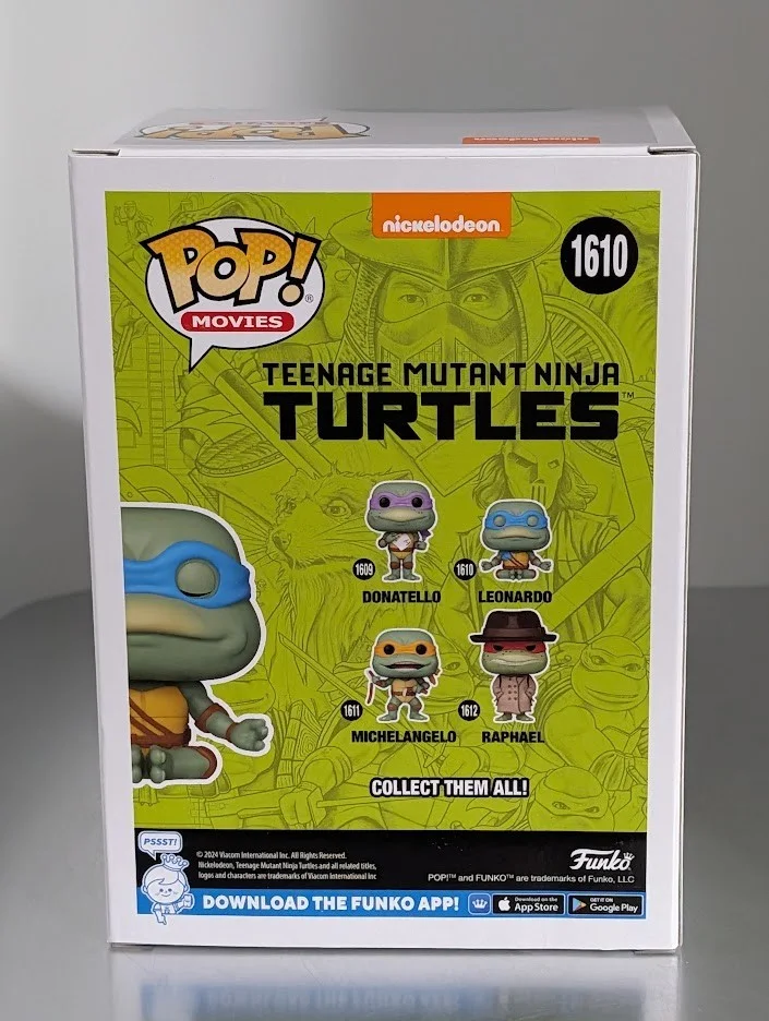 Guy Gilchrist — Guy Gilchrist Signed & Sketched Funko Pop Leonardo Teenage Mutant Ninja Turtles, изображение 4