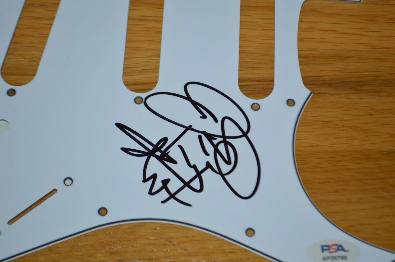 All American Rejects ~ Tyson Ritter Signed Guitar Pickguard with PSA Hologram, изображение 2