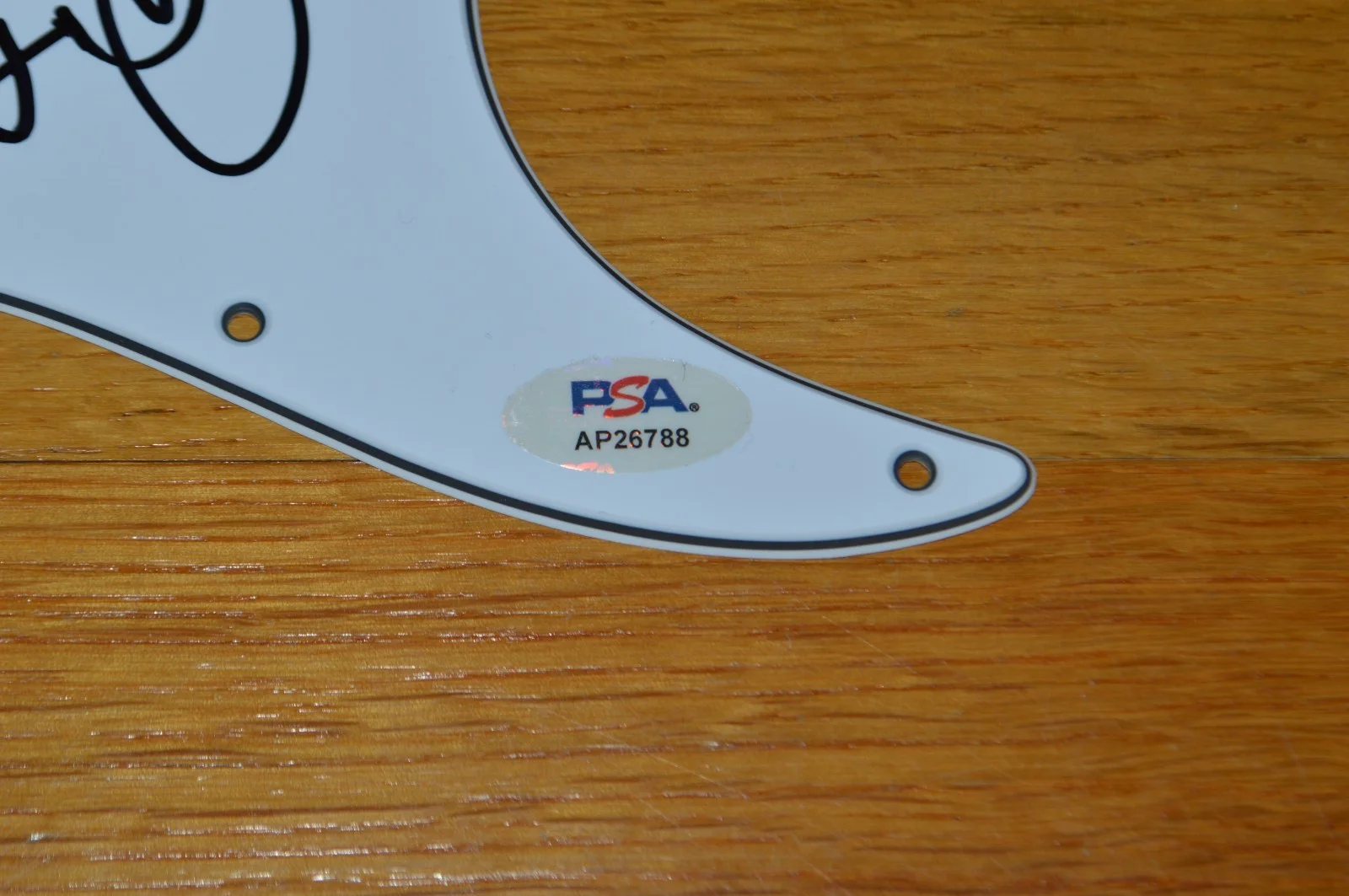 All American Rejects ~ Tyson Ritter Signed Guitar Pickguard with PSA Hologram, изображение 3