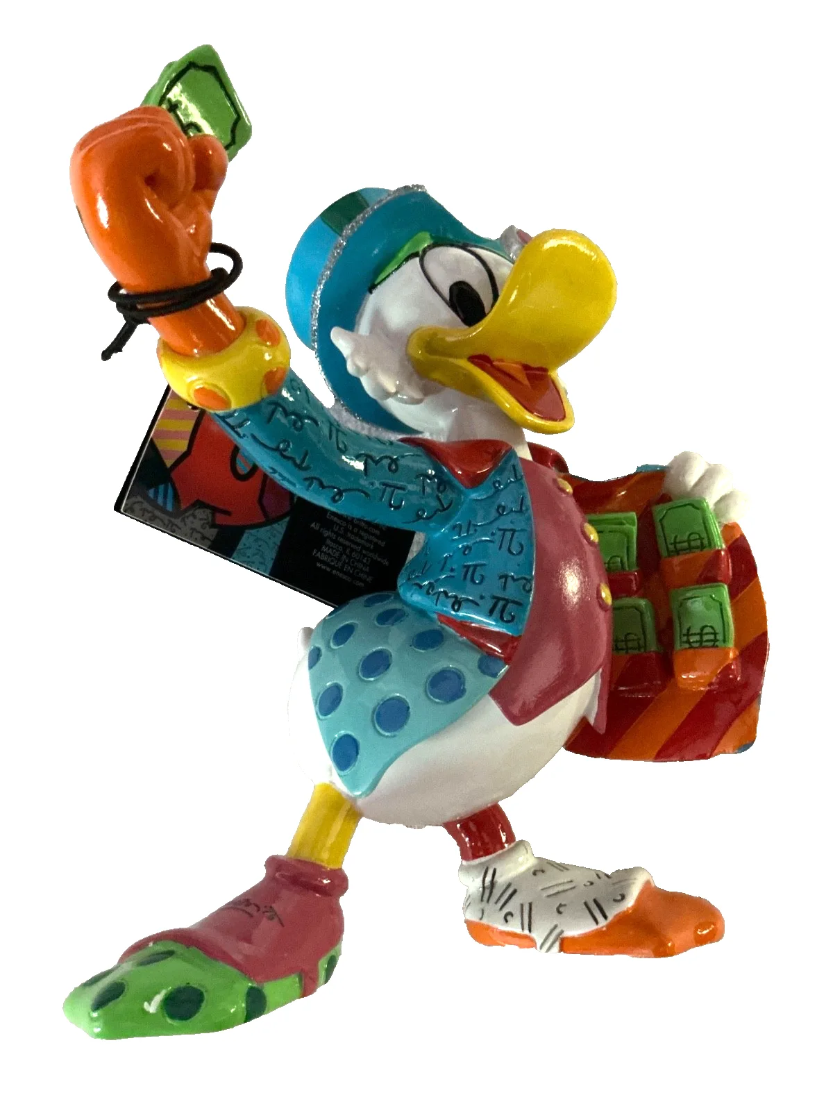 David Tenant — Dr WHO Autographed David Tennant Scrooge McDuck Britto Scrooge Figurine 4051800, image 2