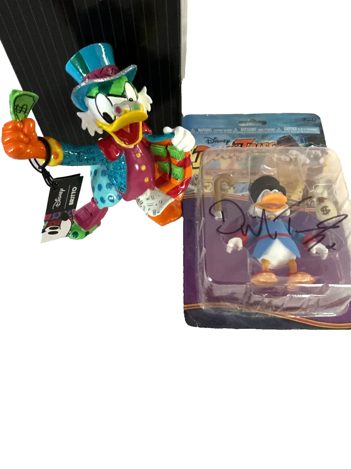 David Tenant — Dr WHO Autographed David Tennant Scrooge McDuck Britto Scrooge Figurine 4051800, image 4
