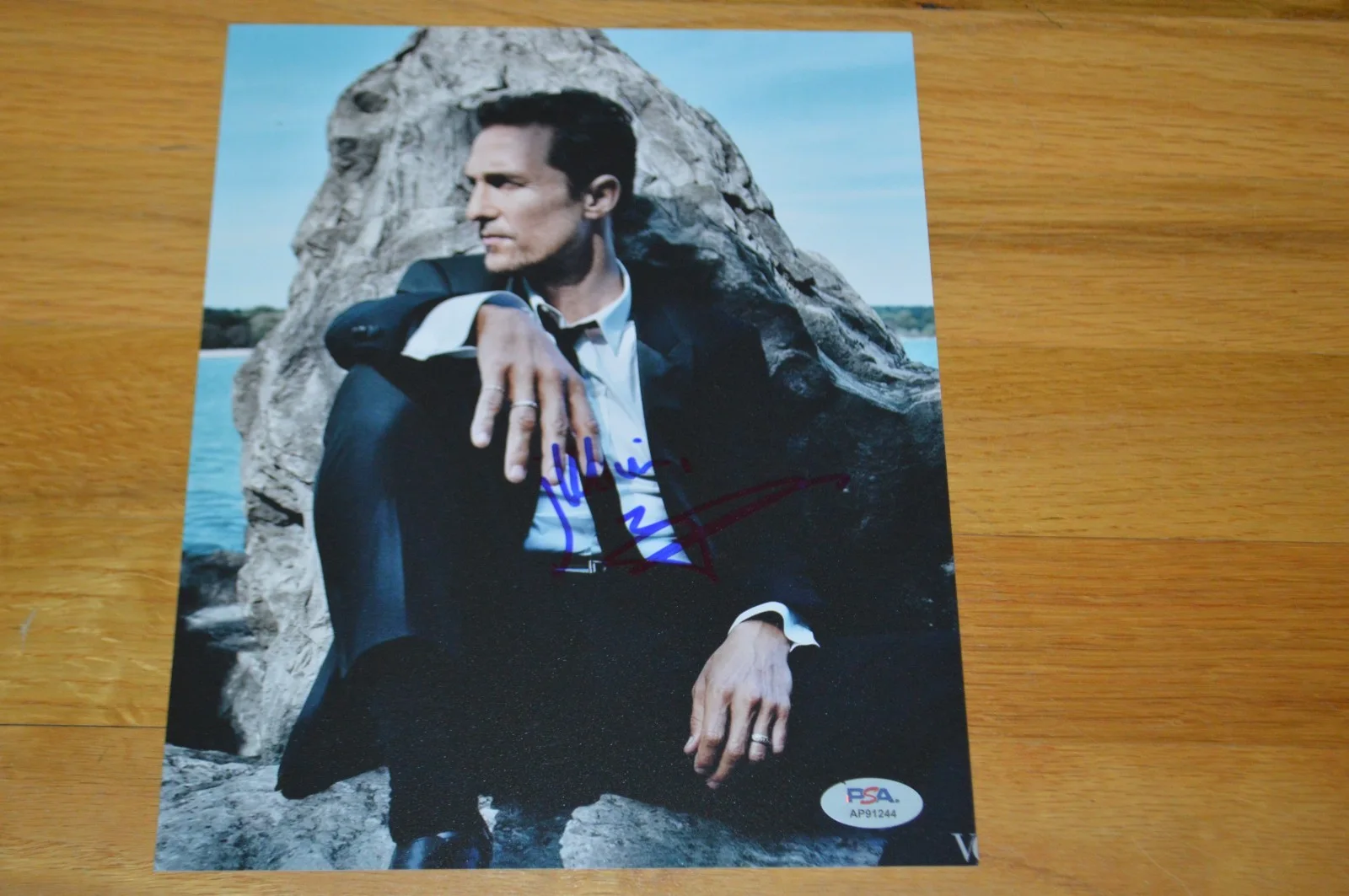 Matthew McConaughey — Matthew McConaughey Autographed 8x10 Color Promo Photo ~ PSA Hologram, изображение 4