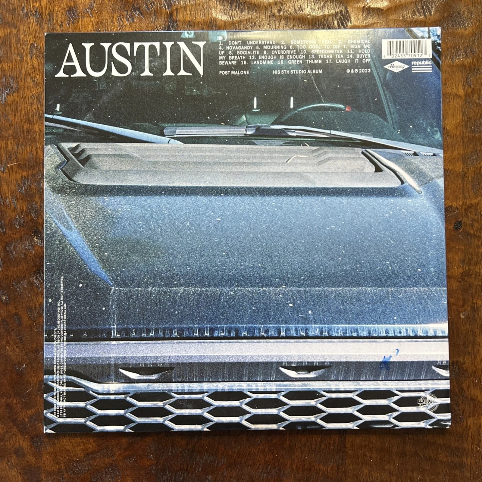 Post Malone Signed Austin Vinyl LP Record JSA Coa Autographed, image 4