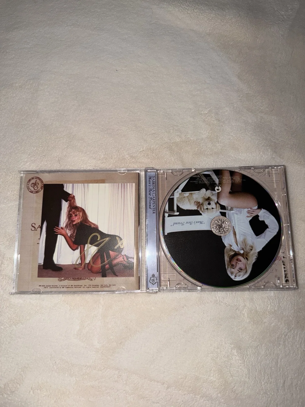 Sabrina Carpenter Signed Man's Best Friend CD | READY TO SHIP⭐, image 2