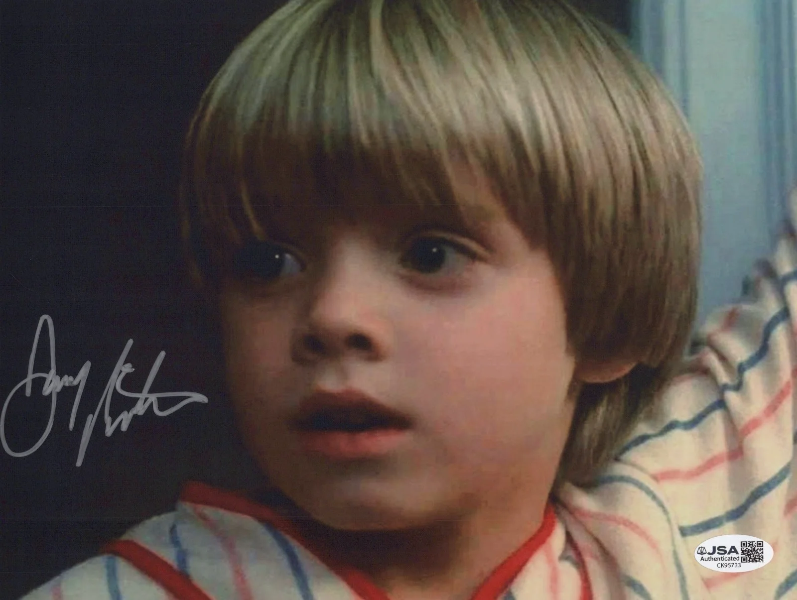 DANNY PINTAURO — DANNY PINTAURO Signed 8x10 CUJO Photo TAD Autograph JSA COA CERT