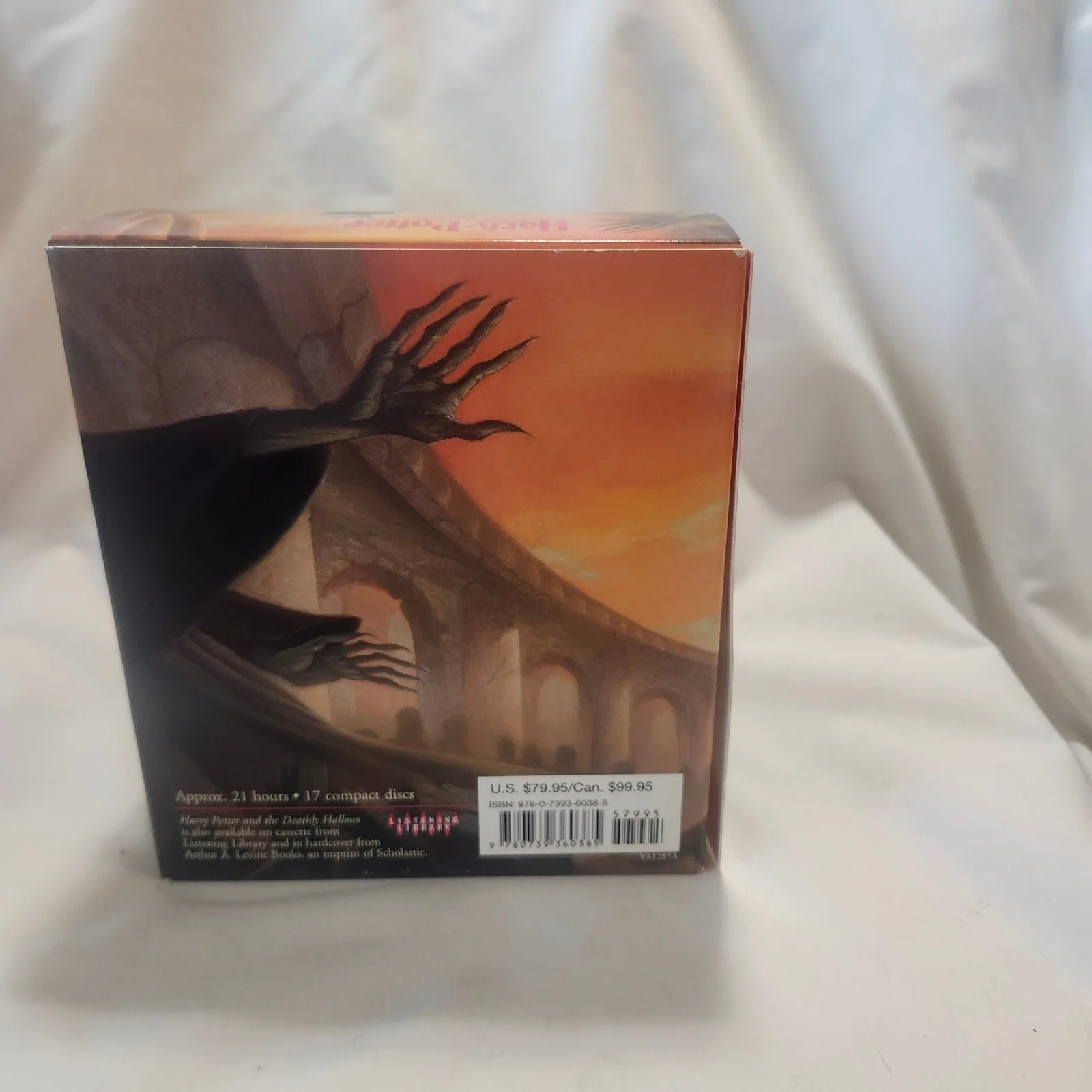 Harry Potter and the Deathly Hallows JK Rowling 2007 21hr 17 Discs EUC LB, image 2