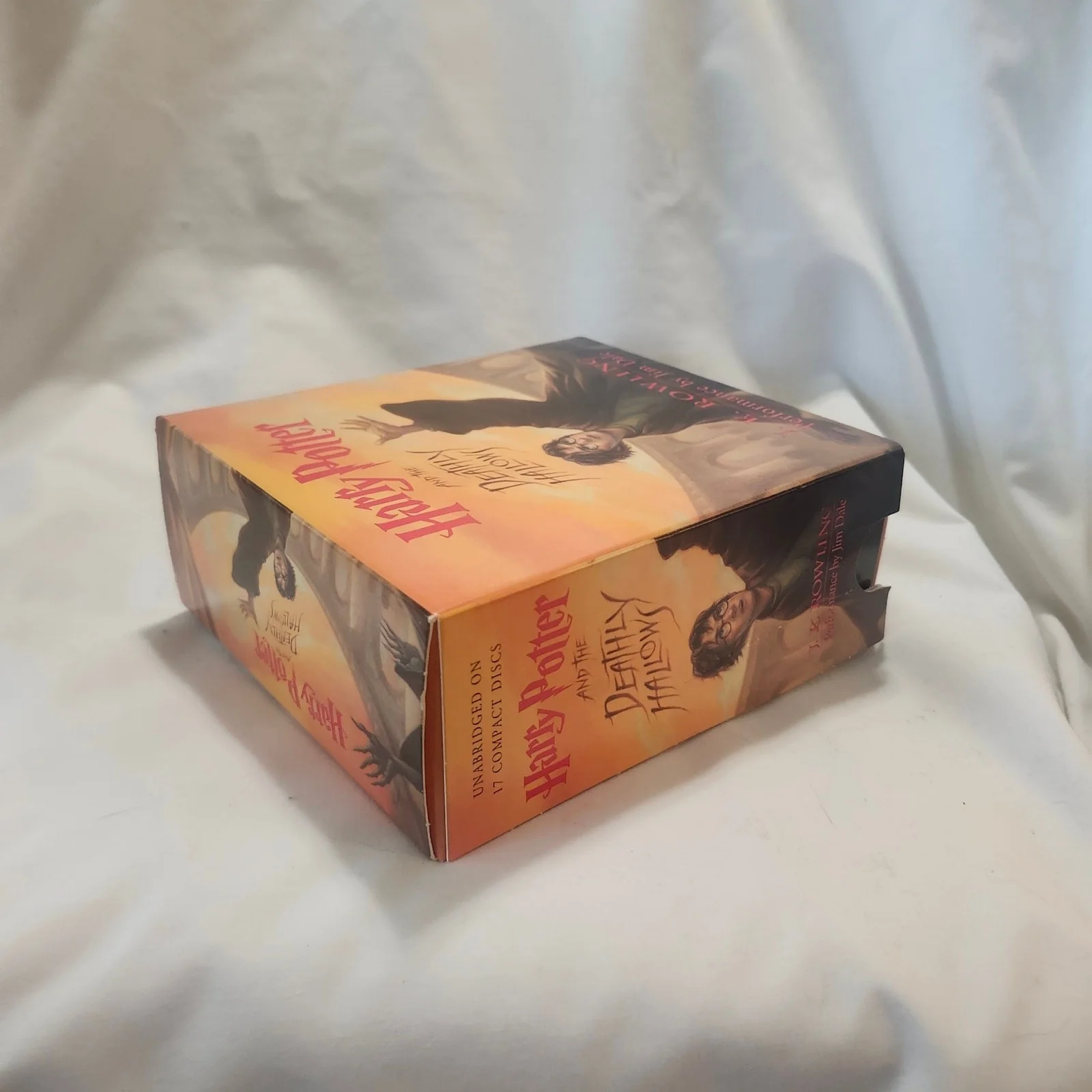 Harry Potter and the Deathly Hallows JK Rowling 2007 21hr 17 Discs EUC LB, image 3