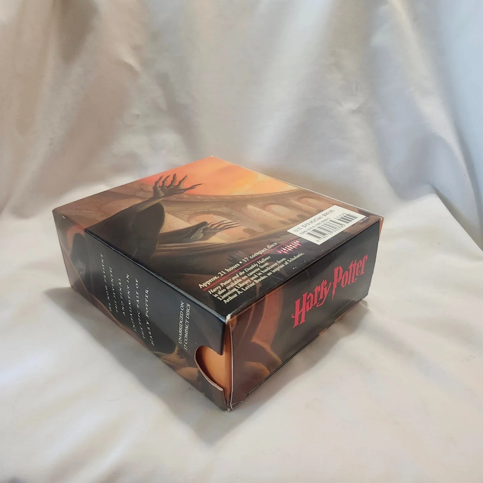 Harry Potter and the Deathly Hallows JK Rowling 2007 21hr 17 Discs EUC LB, image 4