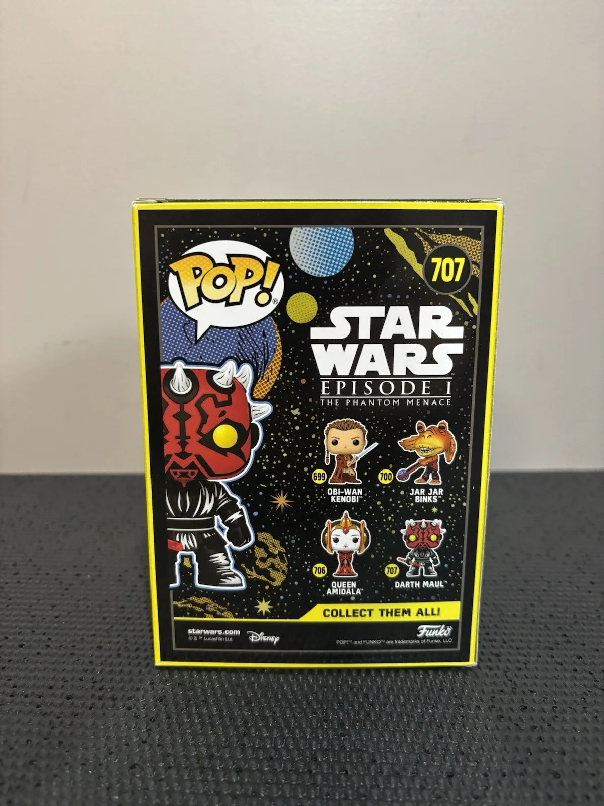 Ray Park — Ray Park Signed Darth Maul Star Wars Funko #707 w/ SWAU COA, изображение 3