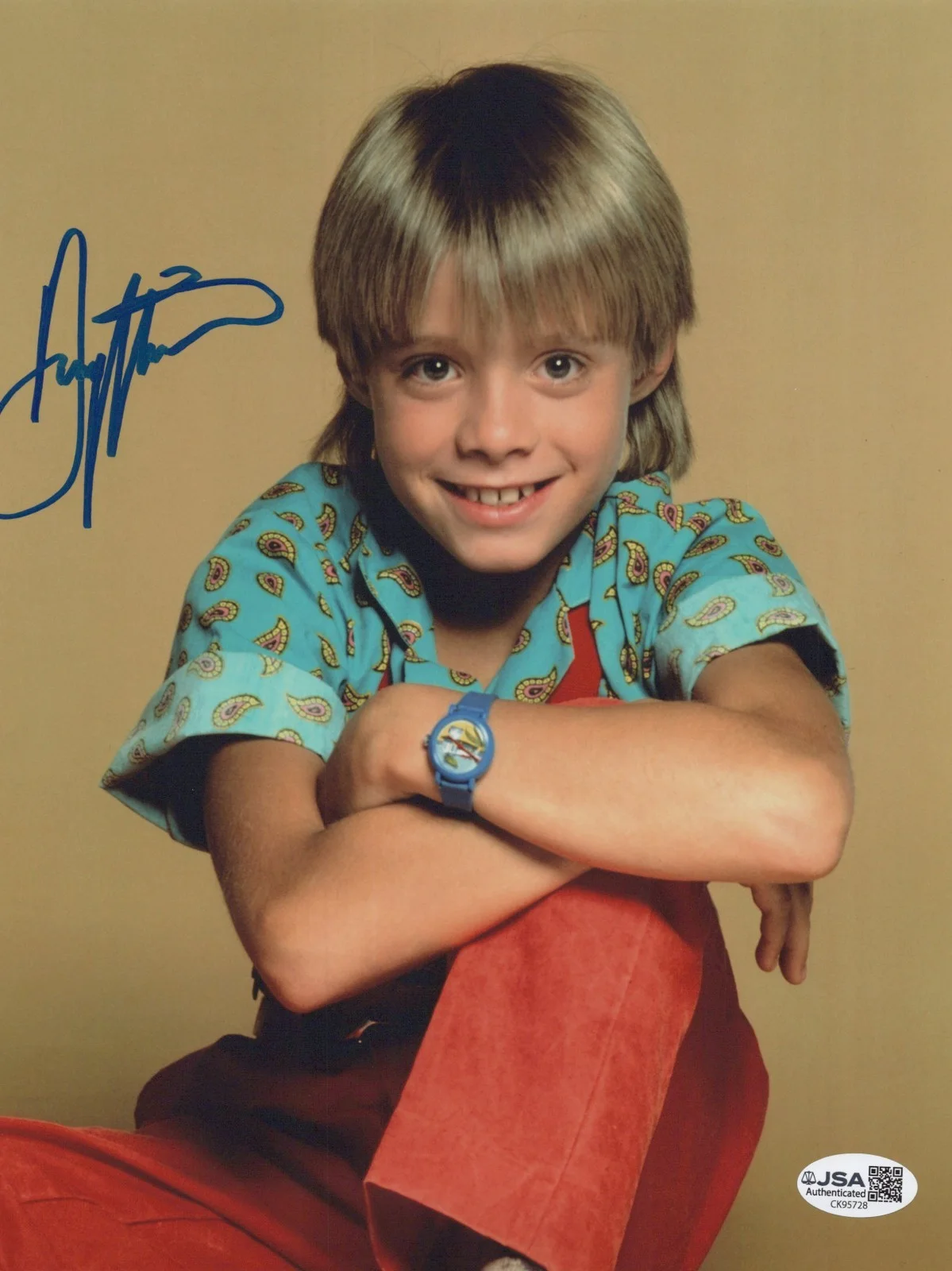 DANNY PINTAURO — DANNY PINTAURO Signed WHO'S THE BOSS? 8x10 Photo JONATHAN Autograph JSA COA CERT