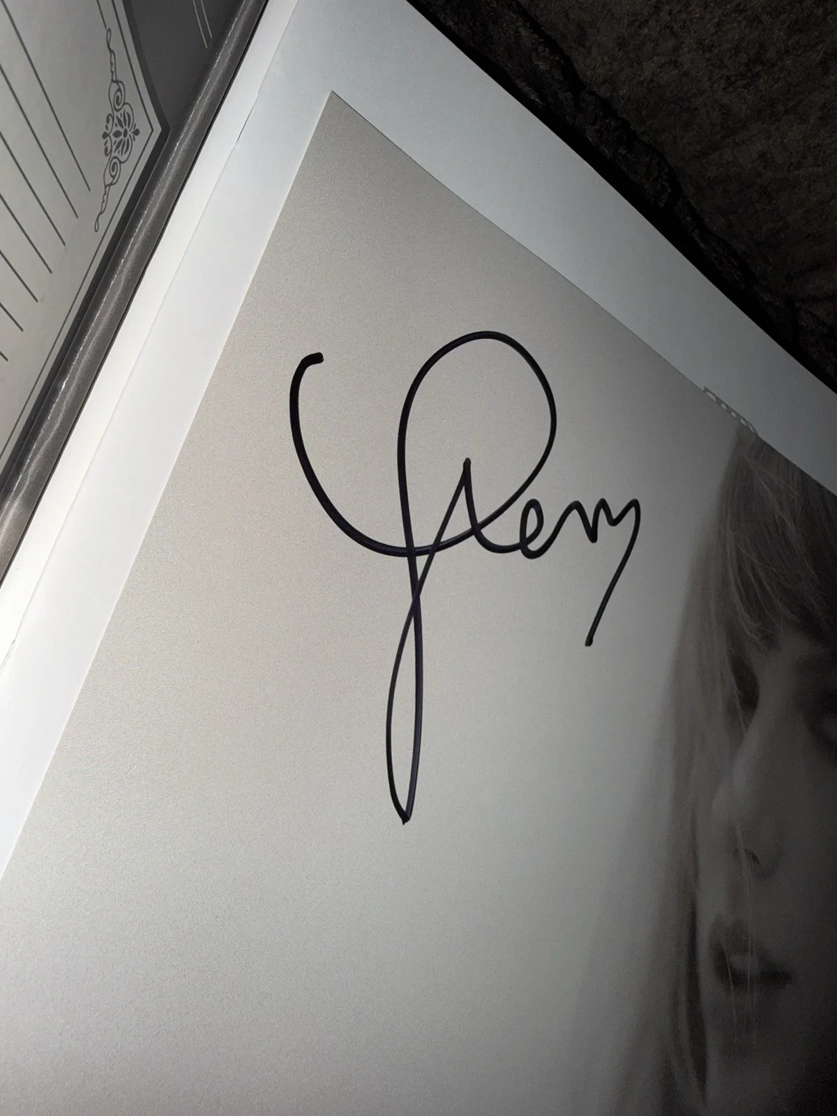 Taylor Swift 'The Tortured Poets Department’ Manuscript Vinyl Hand-Signed Insert, image 4