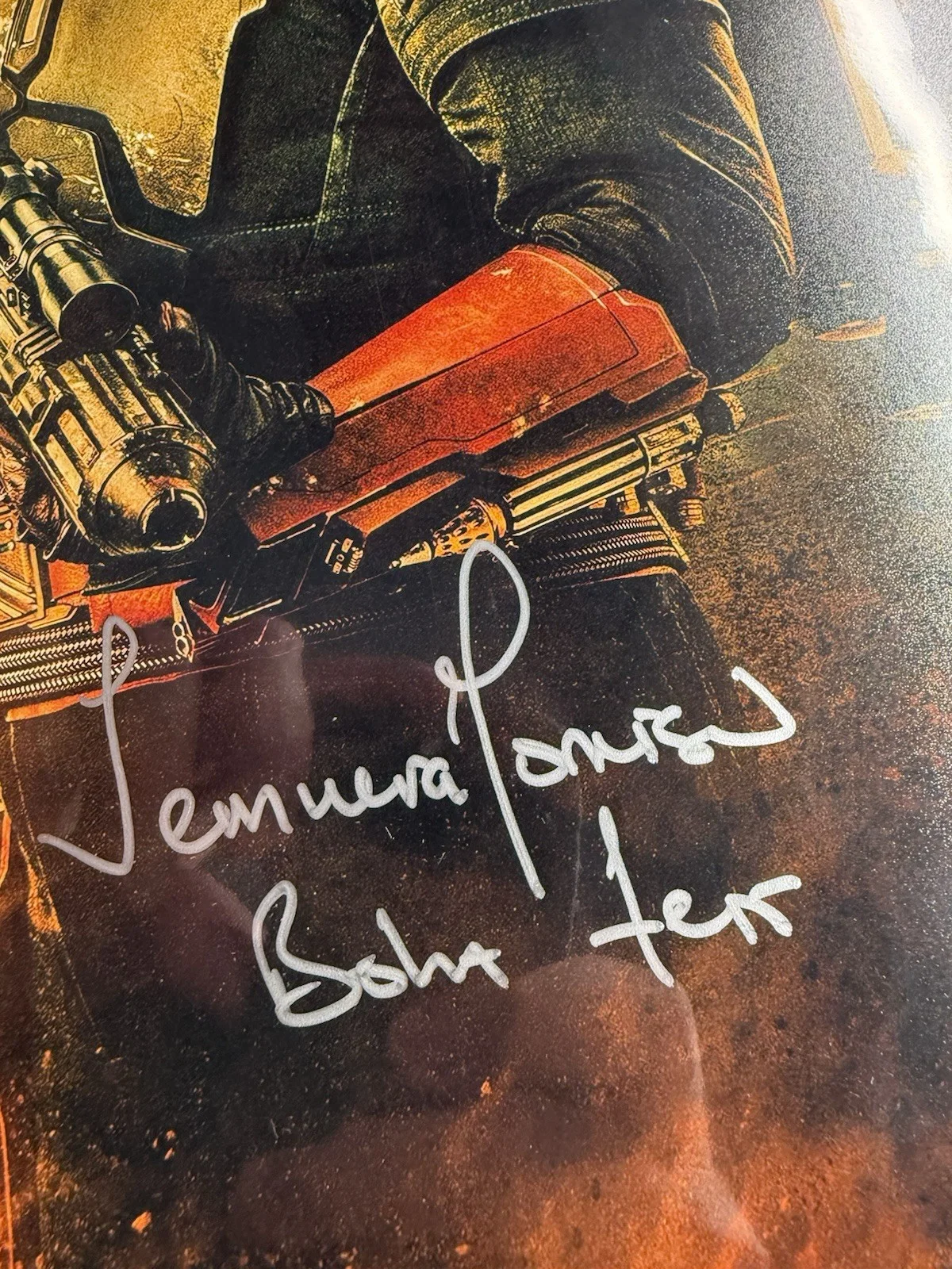 Temuera Morrison Signed 11x14 - “Boba Fett” Star Wars - Celebrity Authentics COA, изображение 2