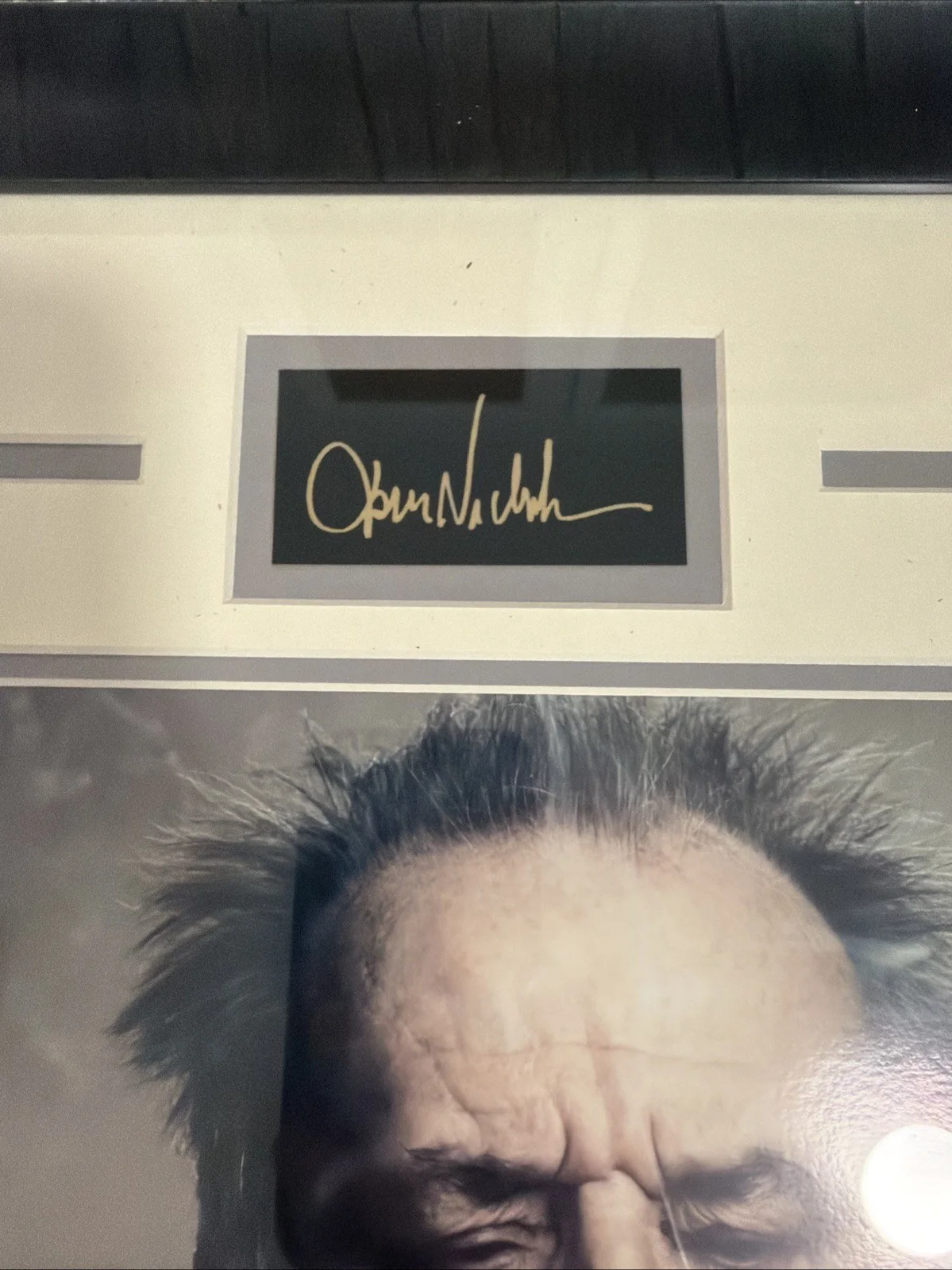 Jack Nicholson Facsimile Signed Smoking Quote' I Am Who I Am' Framed, image 3