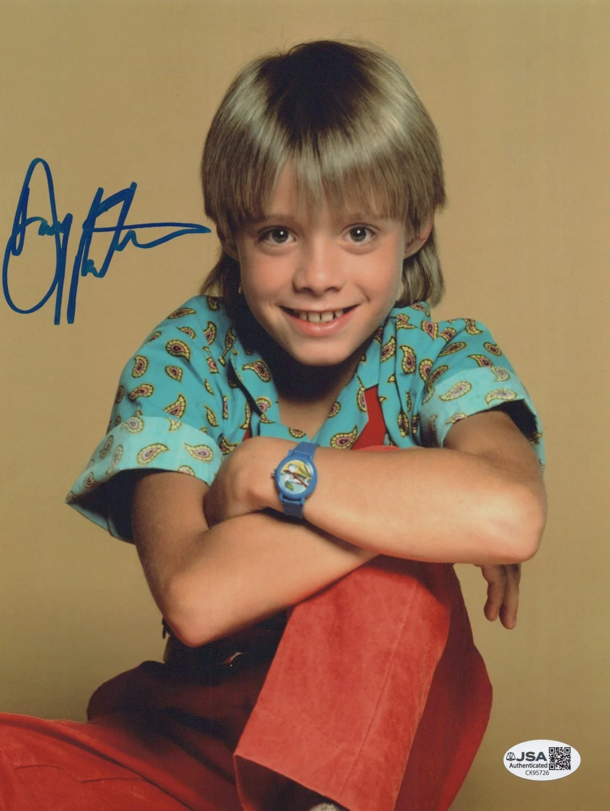 DANNY PINTAURO — DANNY PINTAURO Signed WHO'S THE BOSS? 8x10 Photo JONATHAN Autograph JSA COA CERT