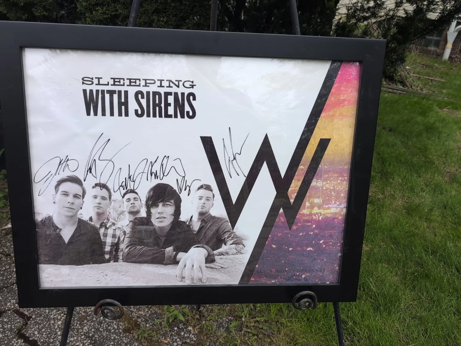 Sleeping With Sirens signed autograph 24x18 poster, image 5