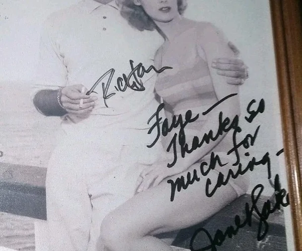 janet lake, Rick Jason — Janet Lake & Rick Jason Autographed Celebrity Photo, signed in person UNFRAMED, изображение 2