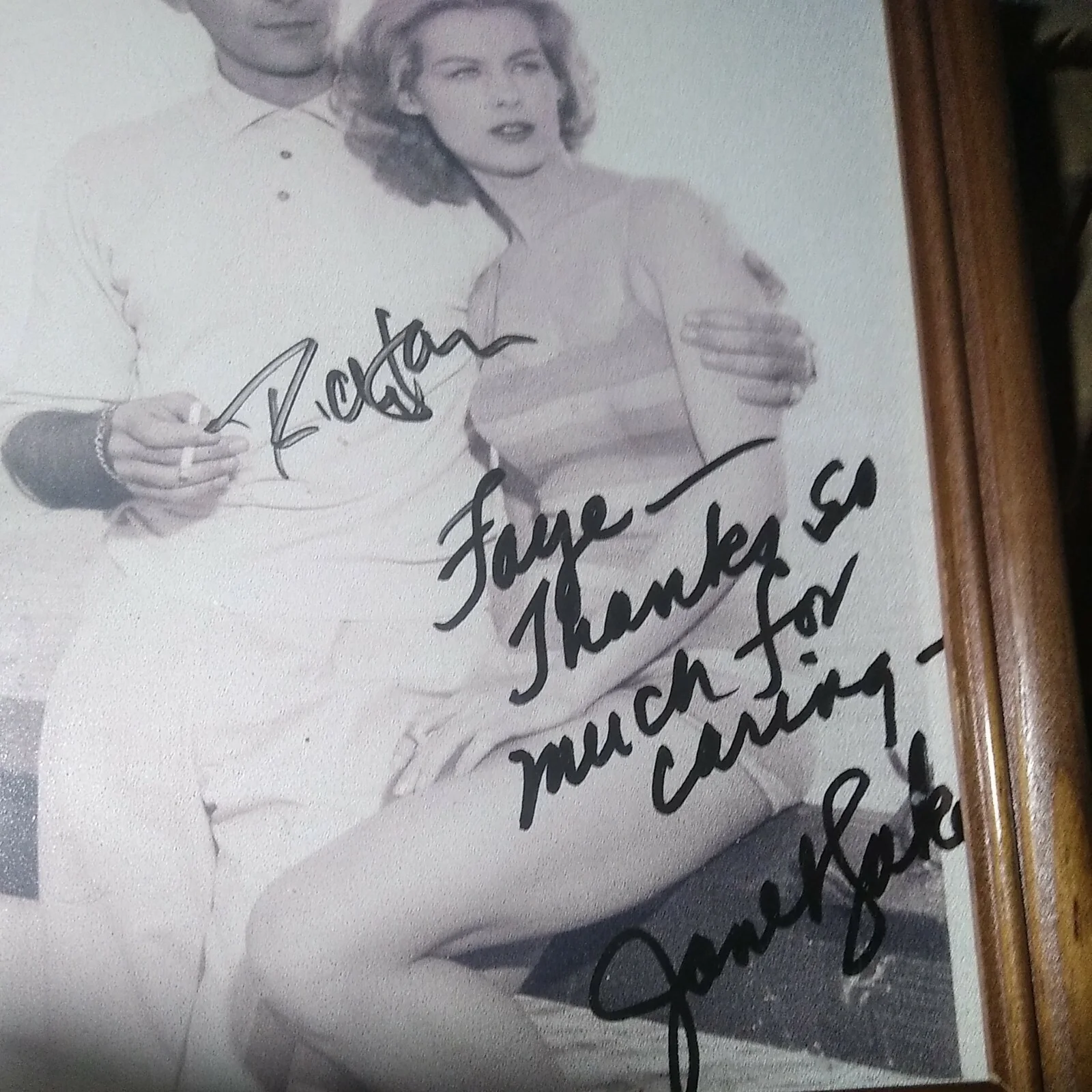 janet lake, Rick Jason — Janet Lake & Rick Jason Autographed Celebrity Photo, signed in person UNFRAMED, изображение 4