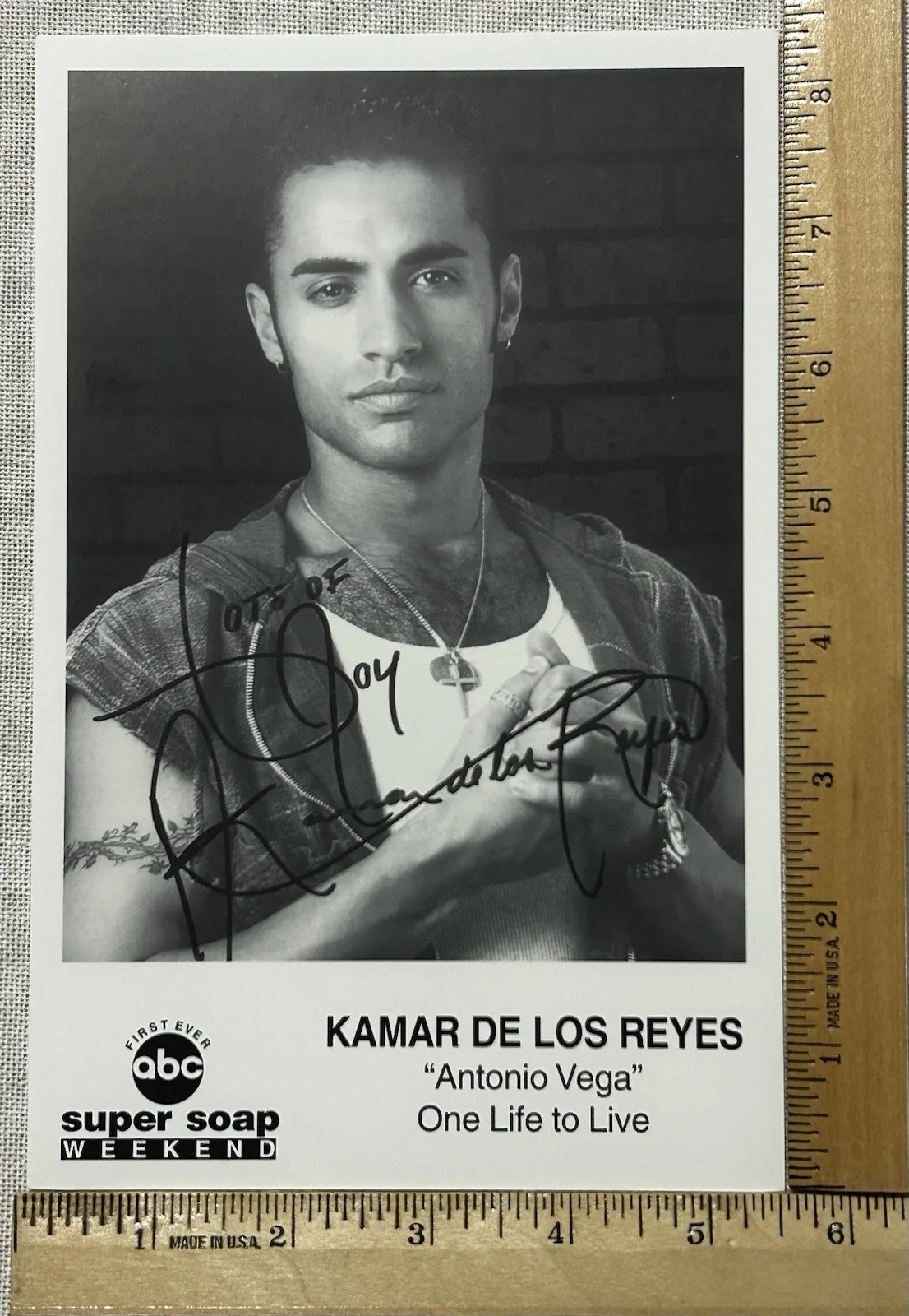 4 Days Of Our Lives Hand Signed Photos Kassie Depaiva Christopher Douglas LOOK, изображение 3