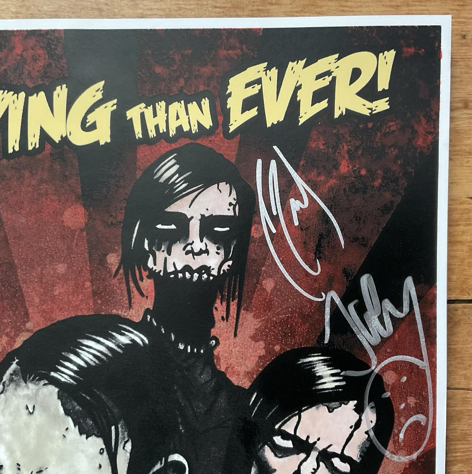 COMBICHRIST Rare 2009 Ltd Ed #145/200 Halloween Poster SIGNED By All Members, изображение 5