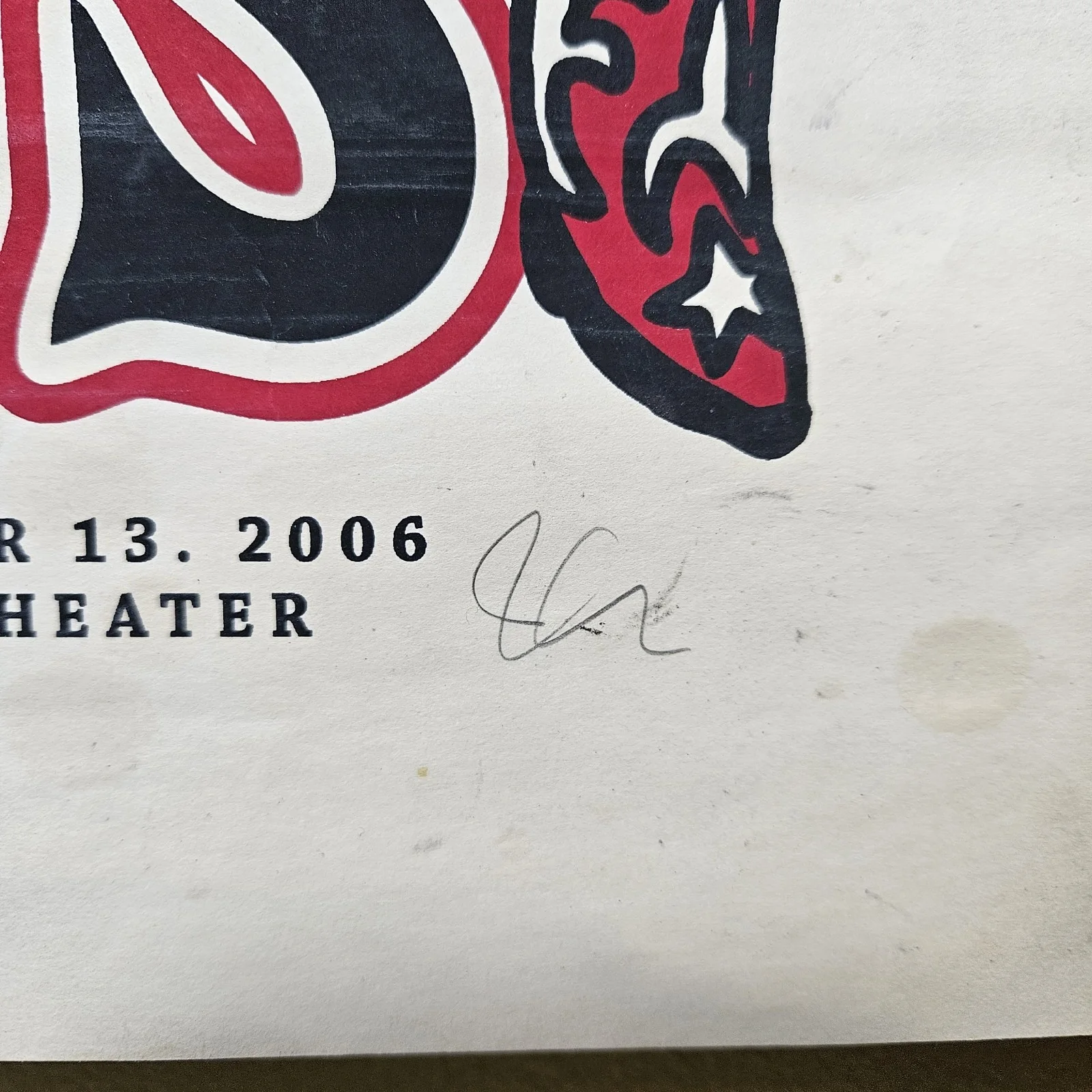 Old 97's Lil' Cap'n Travis Concert Poster Stubb's Waller Creek Austin, TX 2006, изображение 5
