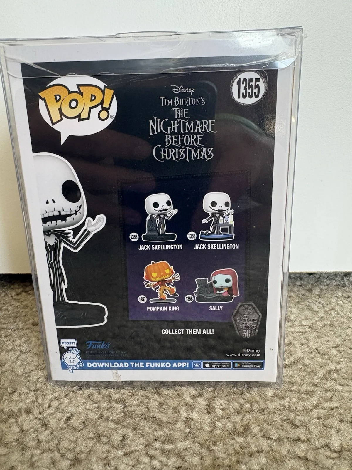 Chris Sarandon Signed Jack Skellington Funko #1355 Nightmare Before Christmas, image 3