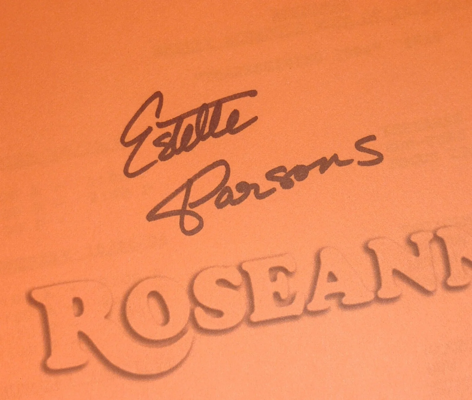 Estelle Parsons Hand Signed Roseanne Script COA - NO US TARIFFS, image 3