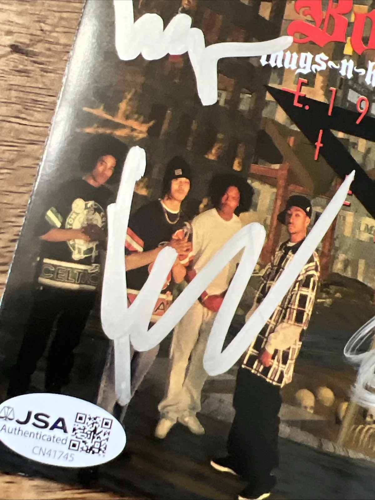 Bone Thugs N Harmony Signed E 1999 Eternal CD JSA Coa Wish Layzie Krayzie, image 3