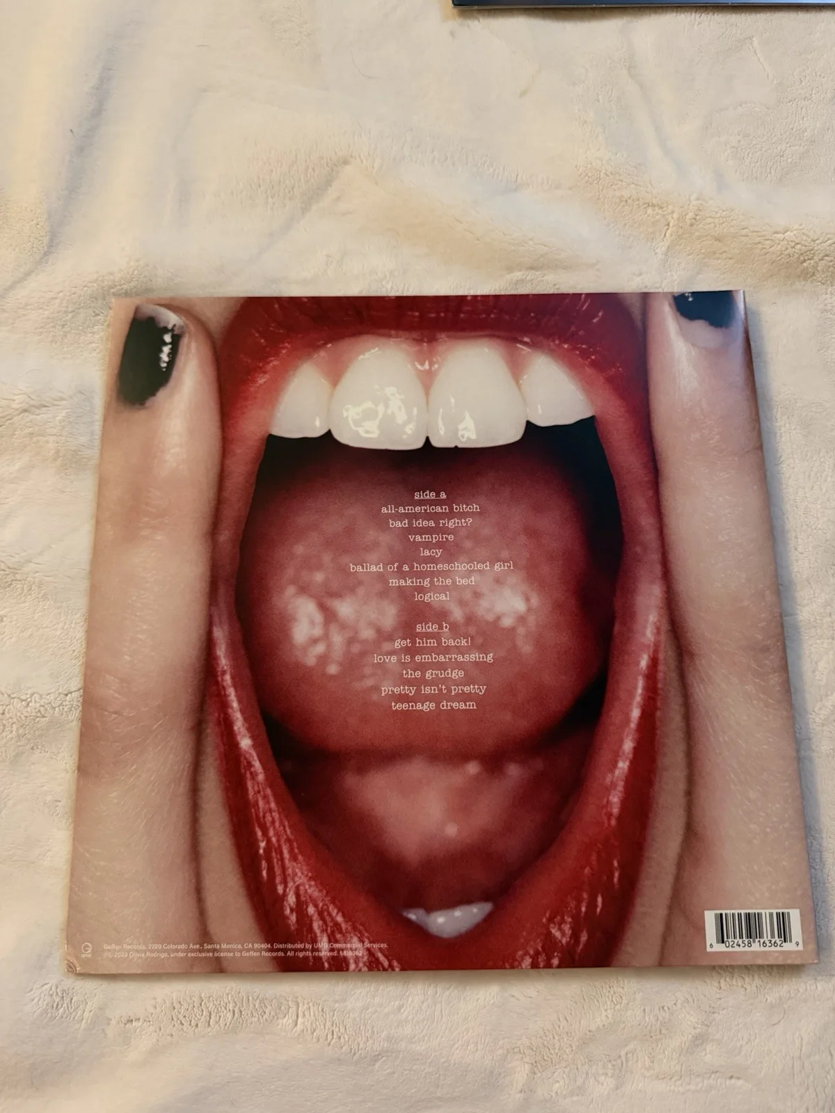 Signed Olivia Rodrigo GUTS vinyl, image 2