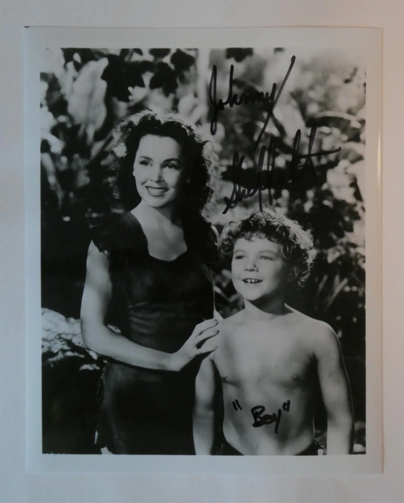Johnny Sheffield — Johnny Sheffield Signed 8x10 B&W Photo Autographed Boy Tarzan Film Series
