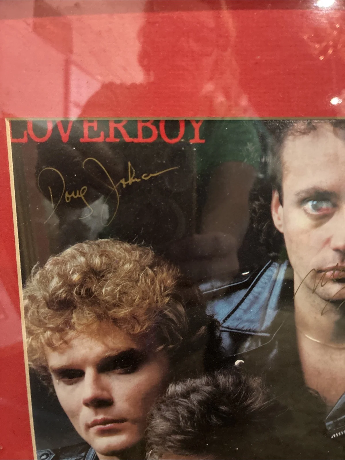 Signed Lover boy Album Framed, image 2