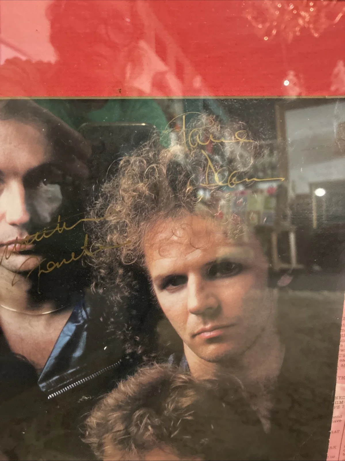 Signed Lover boy Album Framed, image 3