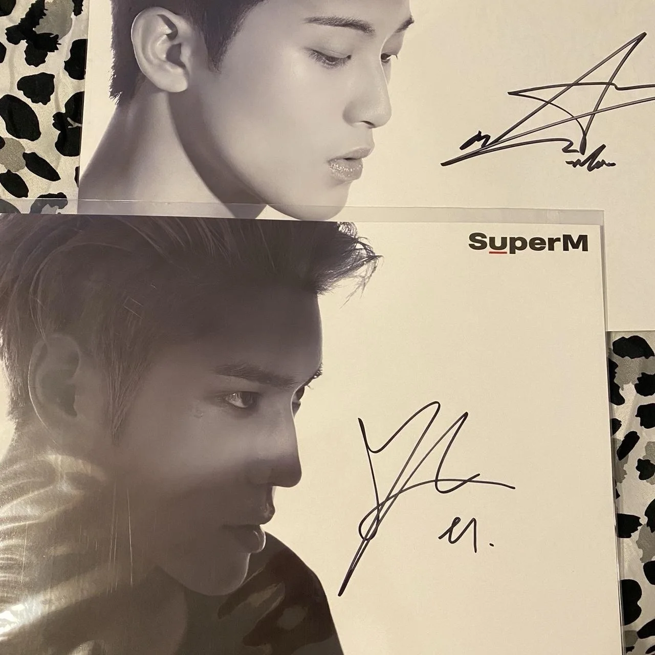 SM Entertainment SuperM Signed Original Poster Set Mark Taeyong & Lucas29.7x42cm, изображение 2