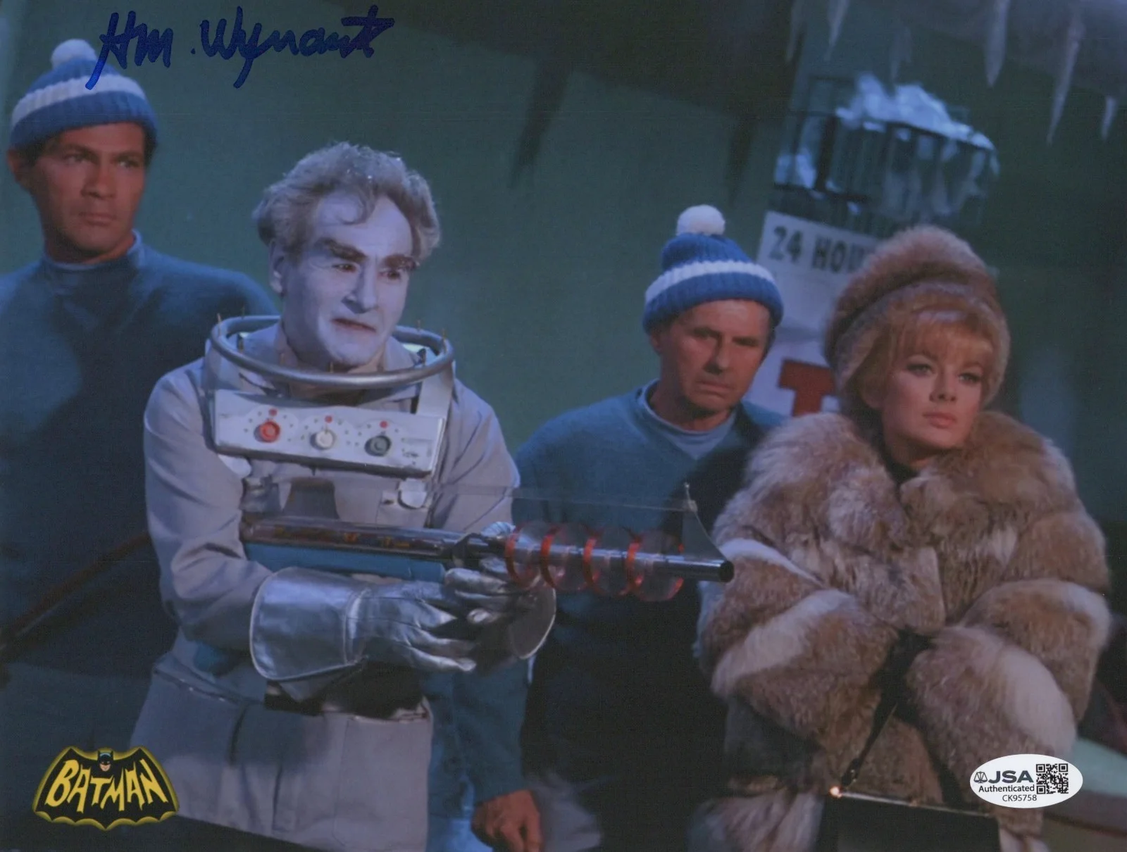 H.M. WYNANT — H.M. WYNANT Signed BATMAN 8x10 Photo FROSTY Authentic Autograph JSA COA CERT