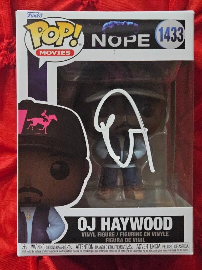 DANIEL KALUUYA — DANIEL KALUUYA HAND SIGNED AUTOGRAPHED FUNKO POP! 1433 NOPE OJ HAYWOOD W/ COA