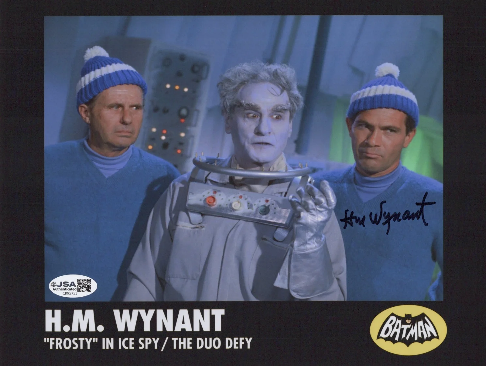 H.M. WYNANT — H.M. WYNANT Signed BATMAN 8x10 Photo FROSTY Authentic Autograph JSA COA CERT