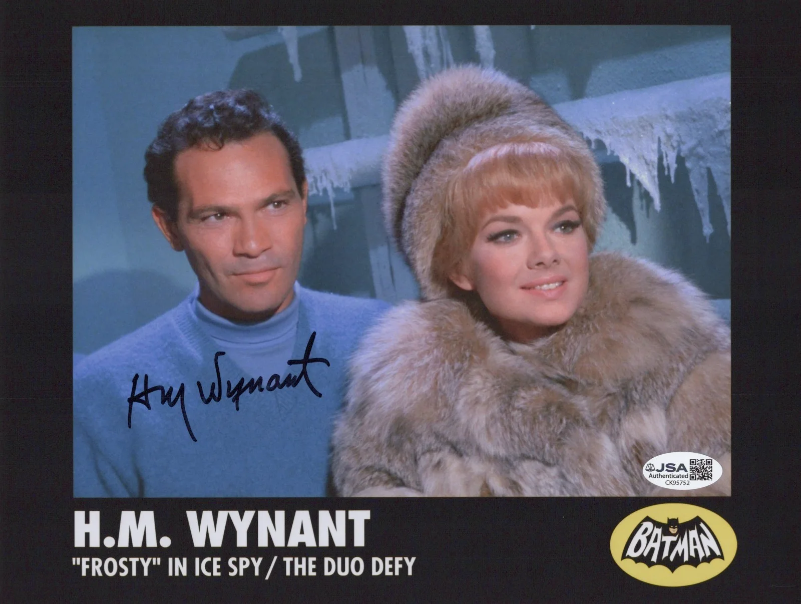 H.M. WYNANT — H.M. WYNANT Signed BATMAN 8x10 Photo FROSTY Authentic Autograph JSA COA CERT